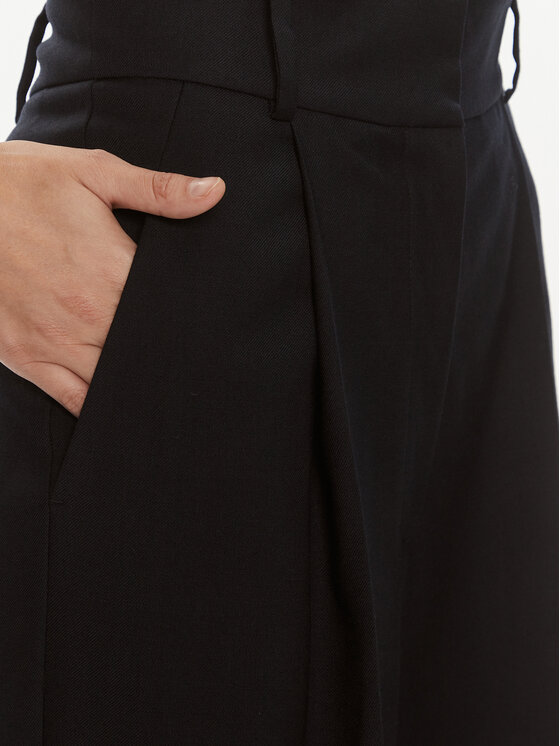 IVY OAK IVY OAK Παντελόνι υφασμάτινο Prescilla IO115169 Σκούρο μπλε Wide Leg