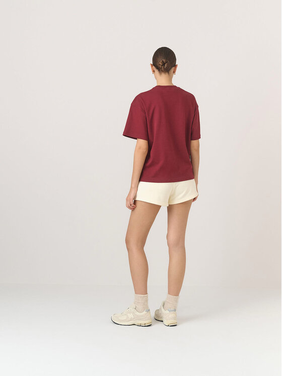 La Mania La Mania Tričko PRET A PORTER Bordová Classic Fit