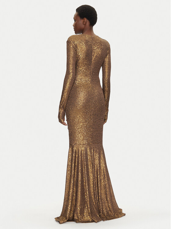 NORMA KAMALI NORMA KAMALI Rochie de seară ST4243SQE38151 Auriu Slim Fit