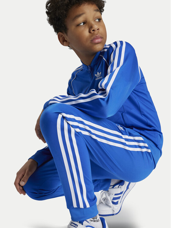 adidas Pantaloni da tuta adicolor SST IY4007 Blu Regular Fit Modivo