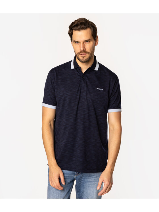Lee Cooper Lee Cooper Polo TOD 5004 Granatowy Regular Fit