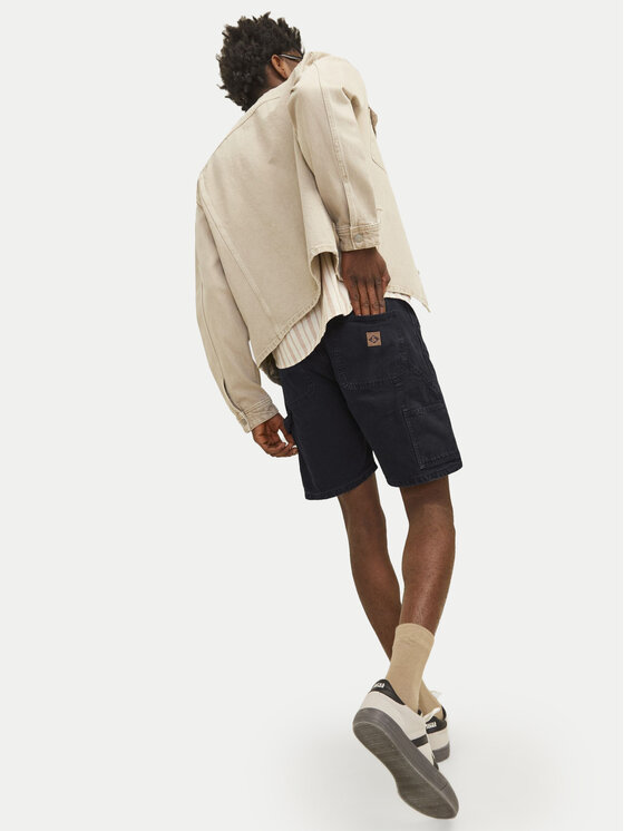 Jack&Jones Jack&Jones Pantaloni scurți de blugi Jjitony 12252814 Negru Loose Fit