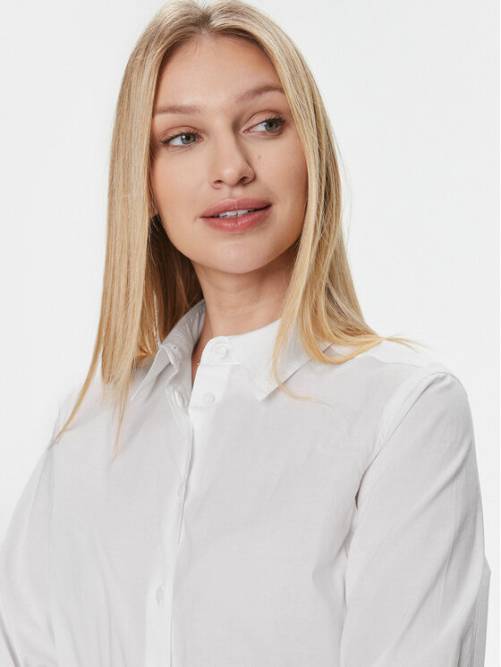 United Colors Of Benetton United Colors Of Benetton Košile 5CQYDQ06U Bílá Regular Fit
