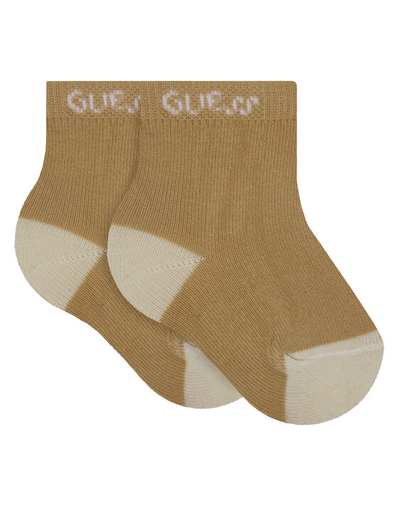 Guess Guess Șosete lungi H4YZ07 Z3G10 Bej