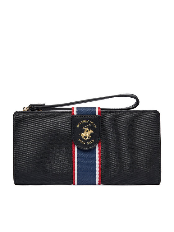 Beverly Hills Polo Club Beverly Hills Polo Club Портфейл CEO-BHPC-W1-006-AW25 Черен