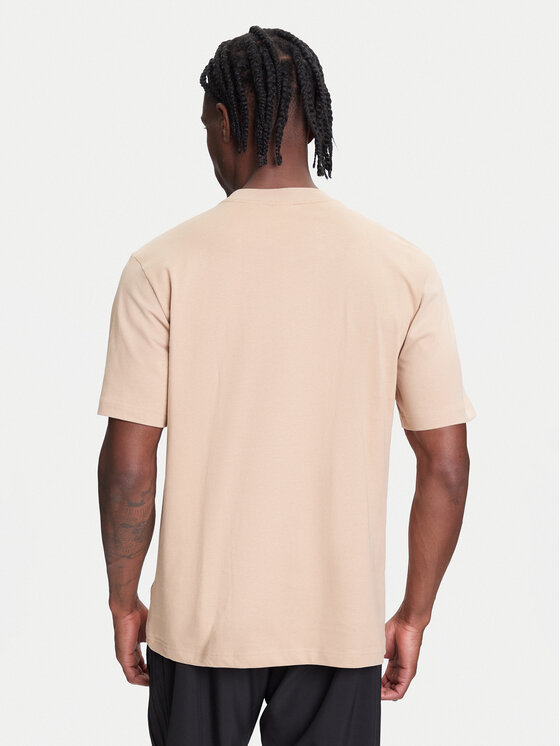 adidas adidas Tričko Essentials Linear JX5709 Béžová Regular Fit