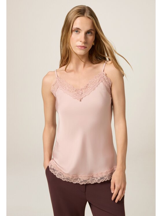 Oltre Oltre Blusa 2293J600670N006 Rosa Regular Fit
