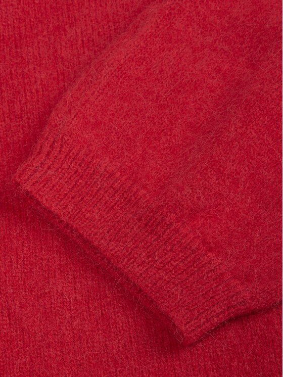 Le Collet Le Collet Sweter DIANA Czerwony Oversize