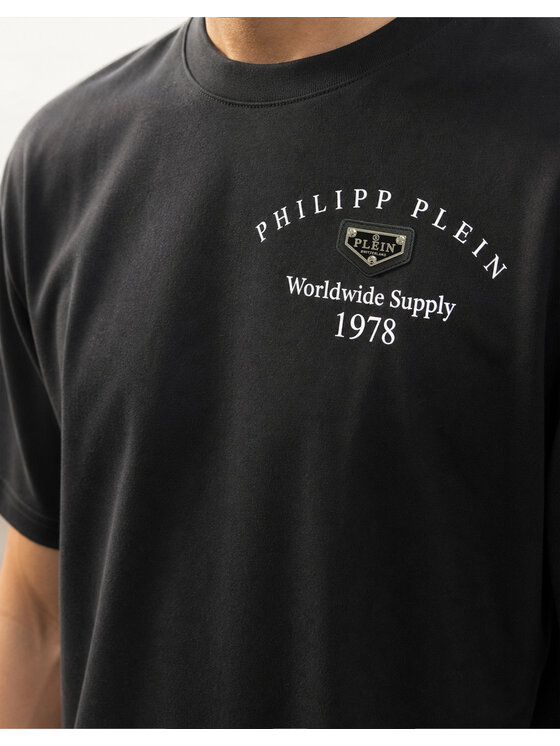 PHILIPP PLEIN PHILIPP PLEIN T-Shirt 31679 Czarny Regular Fit