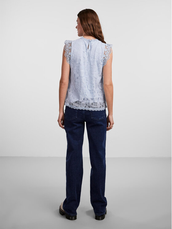 Pieces Pieces Bluza 17120454 Svetlo modra Regular Fit