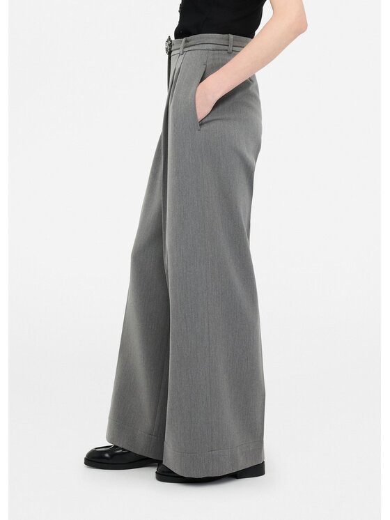 Liu Jo Liu Jo Pantaloni di tessuto MF5269TS22484006 Grigio Loose Fit