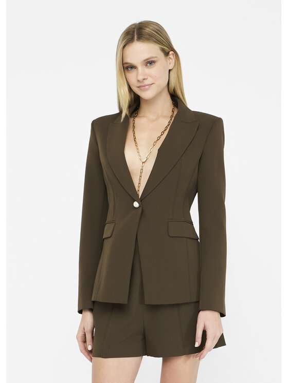 Liu Jo Liu Jo Giacca da abito CF5052T2200X070A Verde Slim Fit