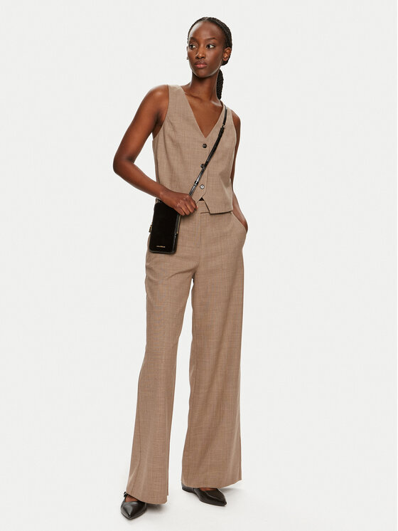 MAX&Co. MAX&Co. Prsluk 2426156012200 Smeđa Regular Fit