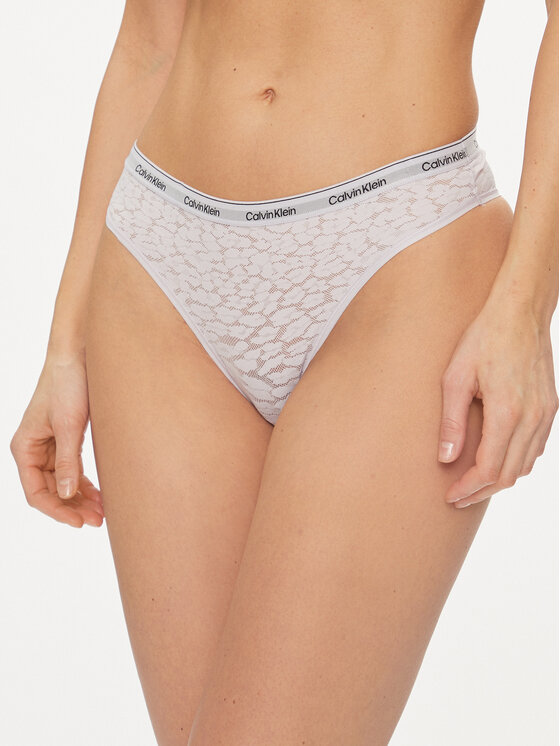 Calvin Klein Underwear Brazílske nohavičky 000QD5233E Fialová
