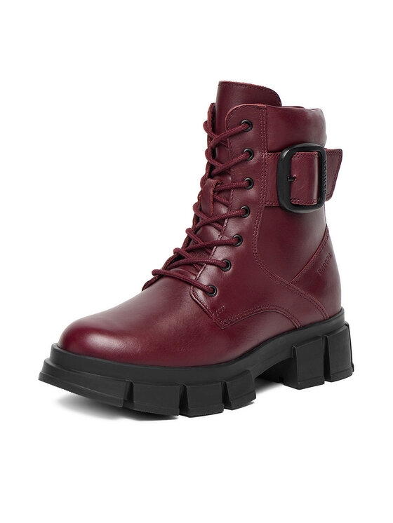 Badura Badura Schnürschuhe EO-CI12-9092-08 Dunkelrot
