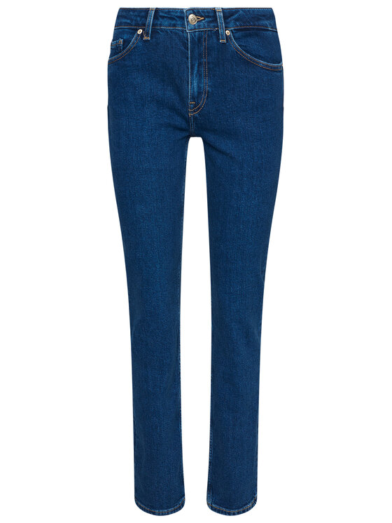Tommy Hilfiger Tommy Hilfiger Jeansy Straight Leg Rome WW0WW28802 Blu scuro Regular Fit