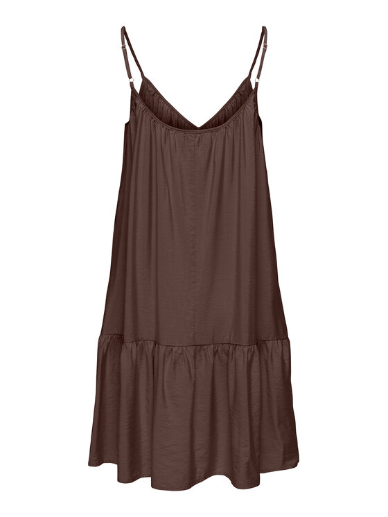 ONLY ONLY Vasaras kleita Misara 15373962 Tumši brūna Regular Fit