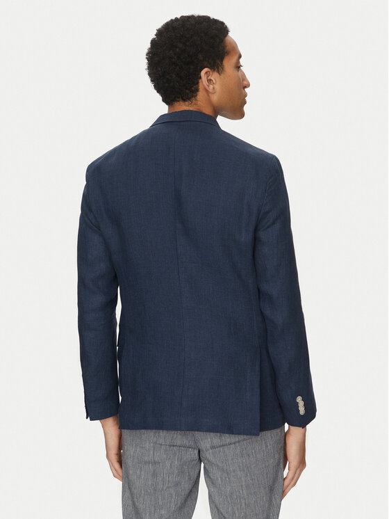 BOSS BOSS Sacou C-Huge-Peak-252 50540516 Bleumarin Slim Fit