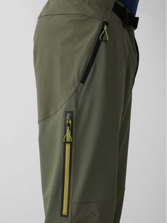 4F 4F Spodnie outdoor BETWEEN LAYERS Khaki Regular Fit