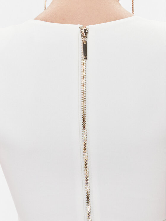 Marciano Guess Marciano Guess Koktel haljina 4RGK67 6375Z Bijela Slim Fit