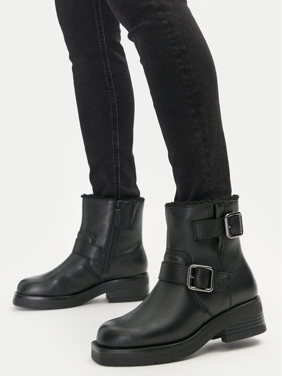 Clarks Clarks Polokozačky Rebelle Buckle 26178891 Černá