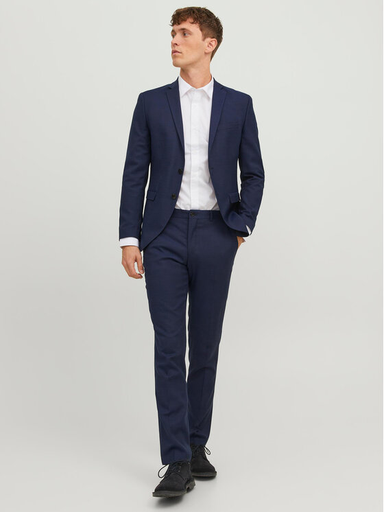 Jack&Jones Jack&Jones Marškiniai 12187222 Balta Slim Fit