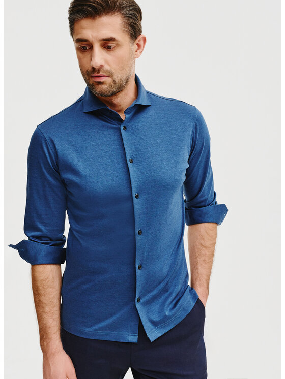 Pako Lorente Pako Lorente Koszula P25SF-1X-031 Granatowy Slim Fit