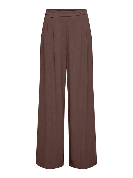 ONLY ONLY Pantaloni di tessuto Lemmia 15370398 Marrone Regular Fit