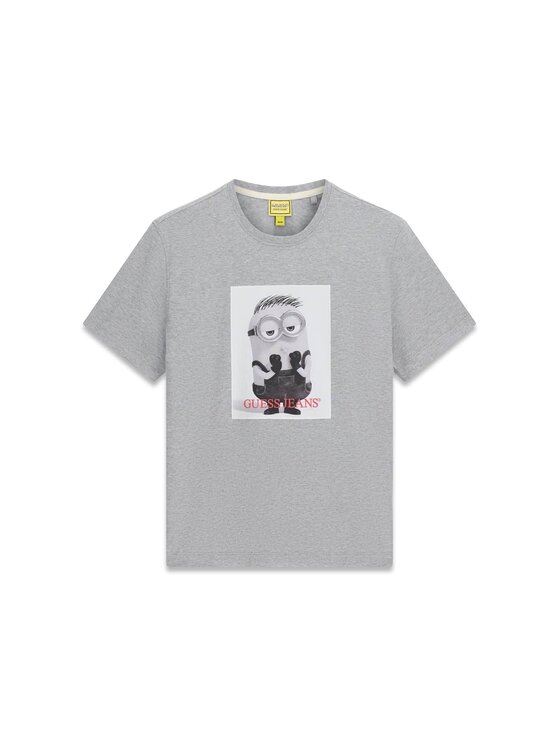 Guess Guess T-Shirt 183588 Szary Classic Fit