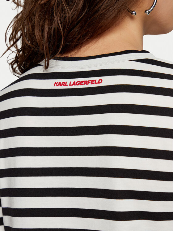 KARL LAGERFELD KARL LAGERFELD Blúzka A1W17137 Čierna Regular Fit