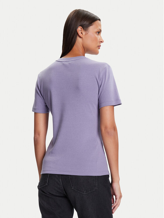 Tommy Hilfiger Tommy Hilfiger Marškinėliai New Cody WW0WW40587 Violetinė Slim Fit