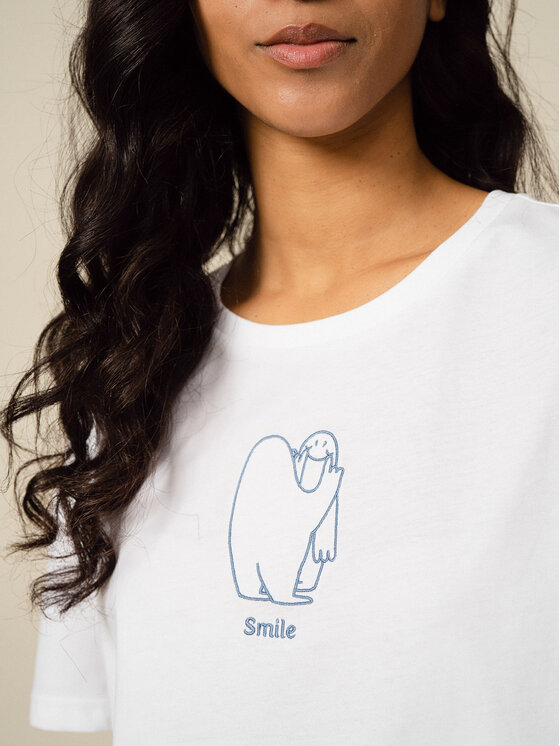 T-shirt OTHSS23TTSHF423 Bianco Oversize