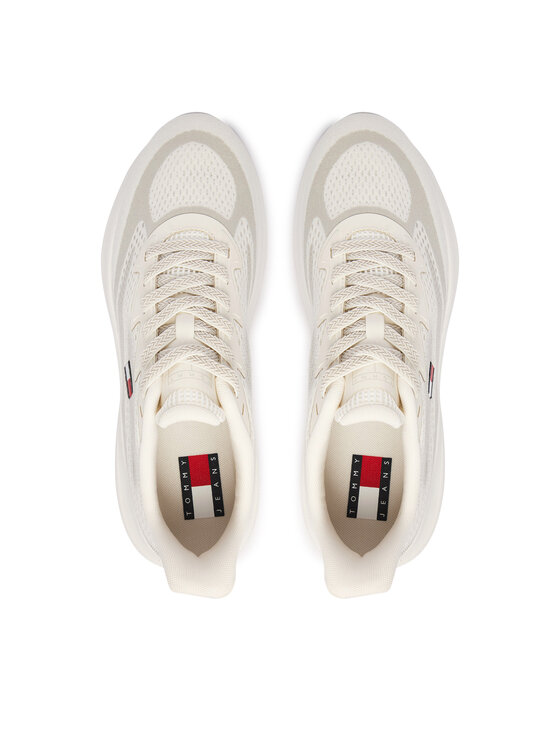 Tommy Jeans Tommy Jeans Sportcipők Runner Knitted EM0EM01713 Ekru