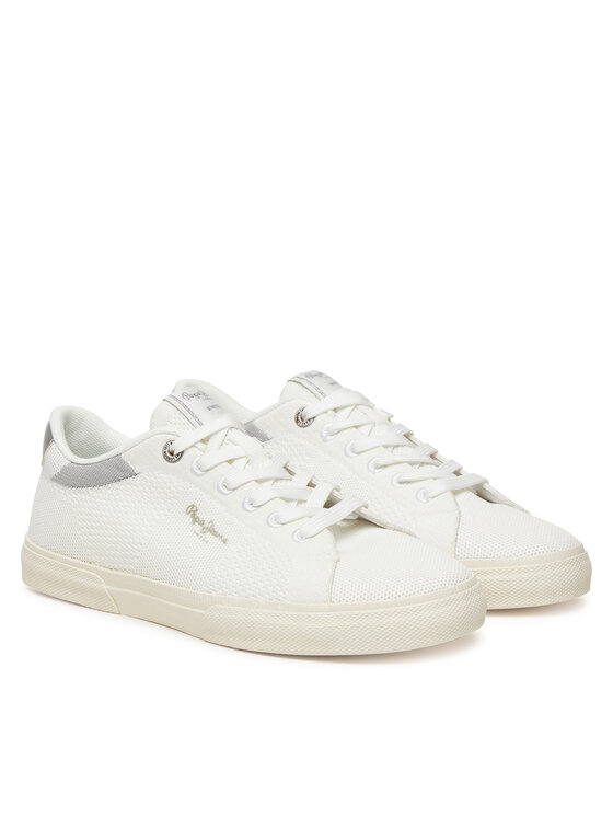 Pepe Jeans Pepe Jeans Sneakersy Kenton Knit PLS31601 Bílá