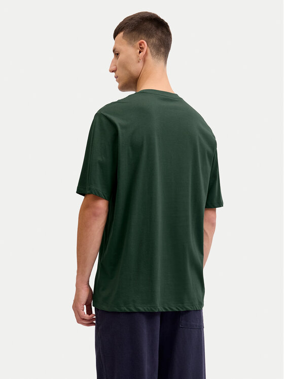Jack & Jones Jack & Jones Póló Holiday Cartoon 12287550 Zöld Relaxed Fit