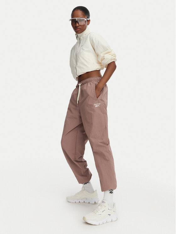 Reebok Reebok Pantaloni da tuta Kalina RK25694CCW - LIGHT COCOA/LINEN Marrone Relaxed Fit