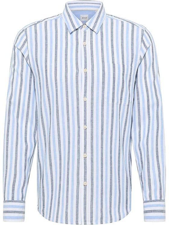Mustang Mustang Koszula Style Rawlins Niebieski Slim Fit