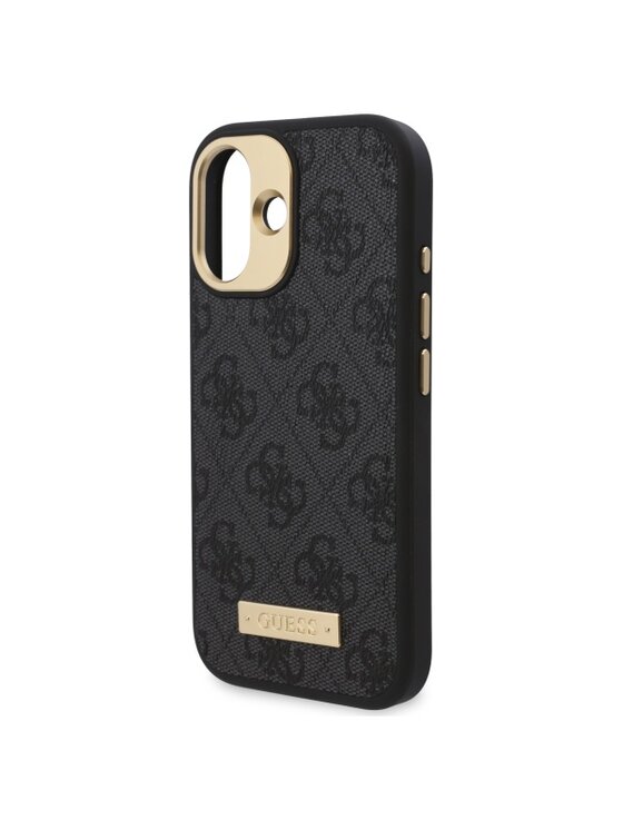 Guess Guess Etui na telefon iPhone 16 Plus Czarny
