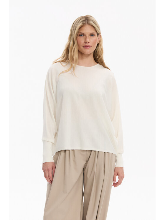 Deni Cler Milano Deni Cler Milano Sweter T-DC-S450-F5-90-11-1 Kremowy Regular Fit