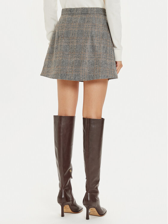 Tommy Hilfiger Tommy Hilfiger Cпідниця-міні WW0WW43471 Бежевий Regular Fit