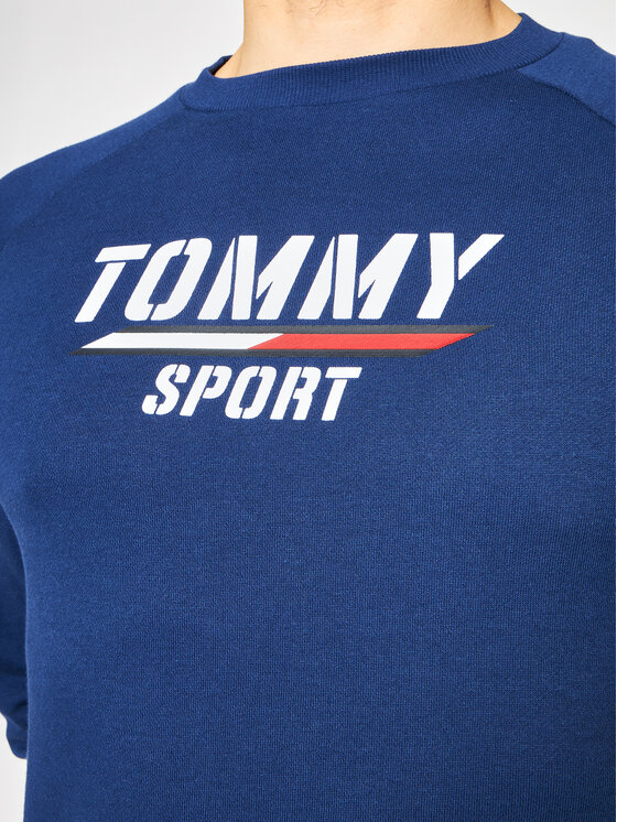 Tommy Sport Tommy Sport Суитшърт Printed Tee S20S200449 Тъмносин Regular Fit