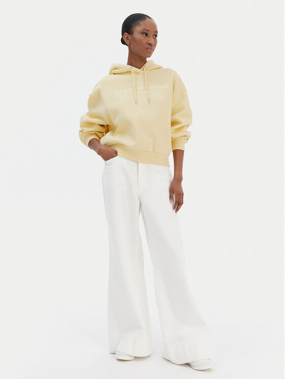 Tommy Hilfiger Tommy Hilfiger Jopa Corp Logo WW0WW47832 Rumena Regular Fit