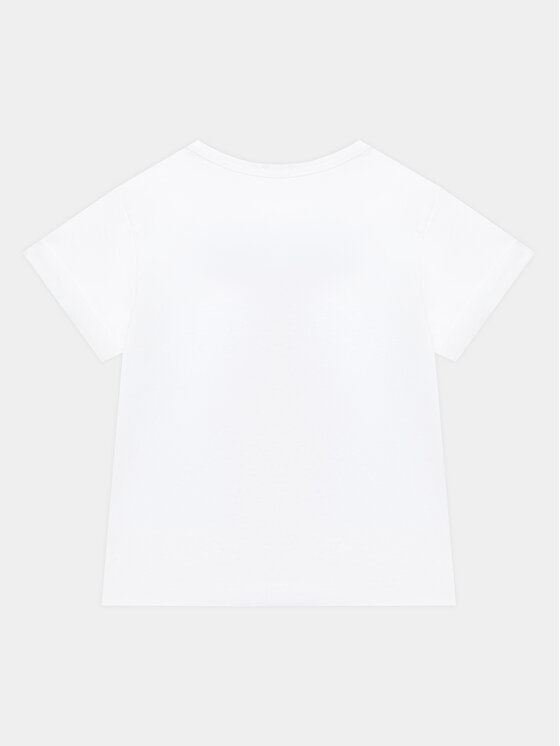 United Colors Of Benetton United Colors Of Benetton Majica 3I1XA102V Bela Regular Fit
