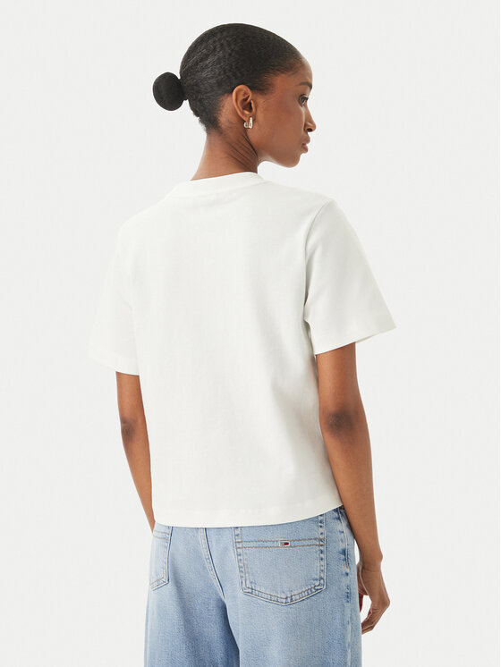 Tommy Hilfiger Tommy Hilfiger T-Shirt WW0WW49646 Λευκό Boxy Fit