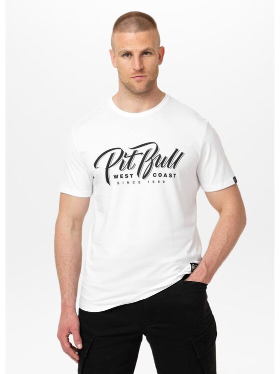 PITBULL PITBULL T-Shirt Koszulka męska EL JEFFE 3XL Biały Regular Fit