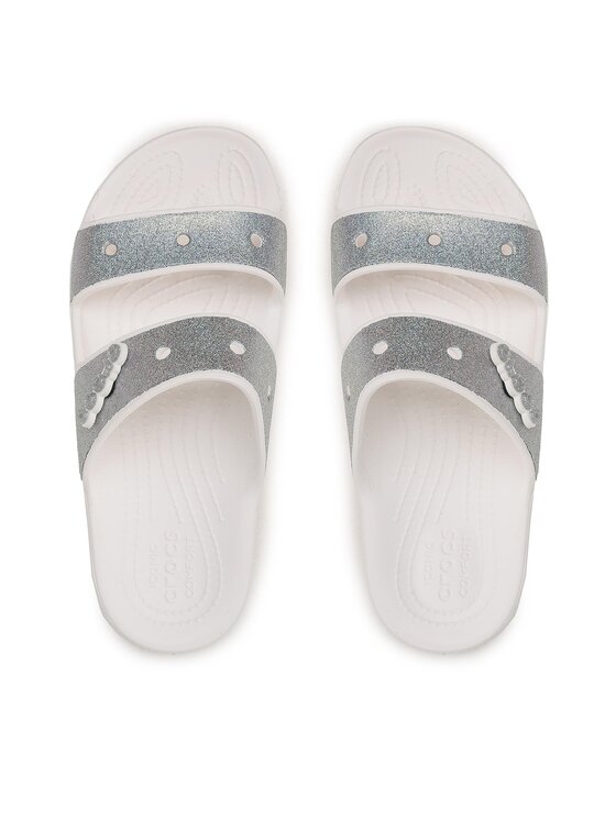 Crocs Crocs Nazouváky Classic Glitter Ii Sandal 207769 Černá