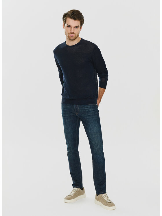 Pako Lorente Pako Lorente Sweter P24SP-2X-003 Granatowy Classic Fit