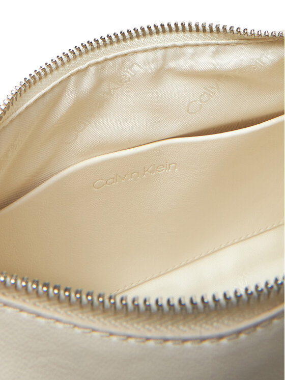 Calvin Klein Calvin Klein Torebka Hardware Strap Medium Crossbody K60K613028 Biały
