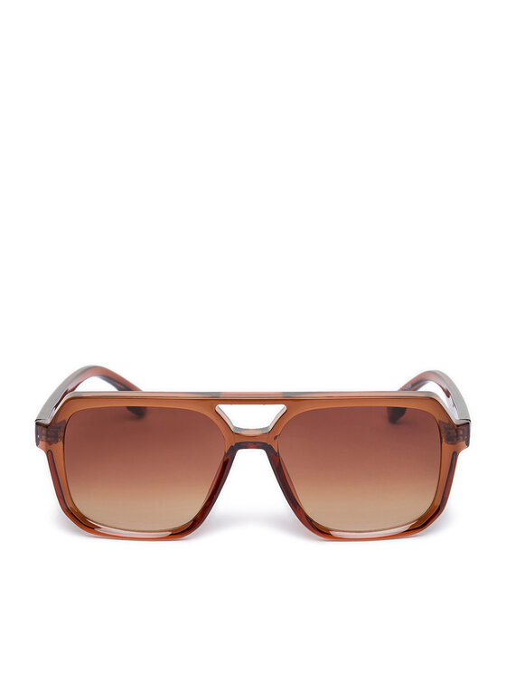 JENNY Okulary przeciwsłoneczne 4WF-018-SS25 Brązowy