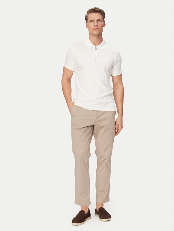 Calvin Klein Calvin Klein Polokošeľa LV04LE255G Biela Slim Fit